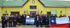 Importante encuentro de integración de bomberos argentinos y chilenos en Santa Cruz