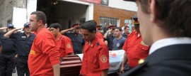 El último adiós a Facundo Ambrosi, héroe y bombero voluntario