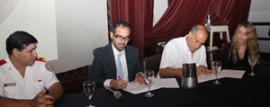 El Consejo Nacional de Bomberos firmó un convenio con la Universidad Siglo 21