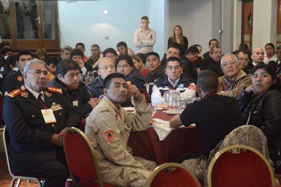 Bomberos voluntarios de la región noroeste se reunieron ayer en Jujuy