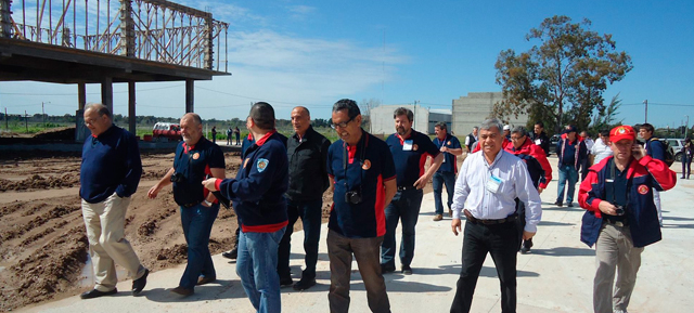 Visita al predio del futuro Centro de Entrenamiento