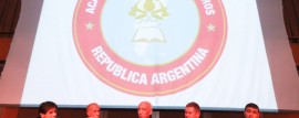 Bonfatti participó en Rosario del encuentro de dirigentes de la Federación de Bomberos Voluntarios