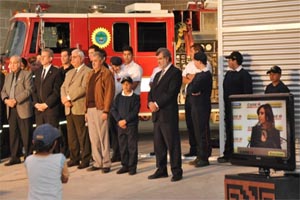 La Presidenta de la Nación, inauguro el nuevo Cuartel de Bomberos Voluntarios de Cosquín La Presidenta de la Nación, inauguro el nuevo Cuartel de Bomberos Voluntarios de Cosquín