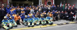 Festejos por el dia del Bombero Voluntario