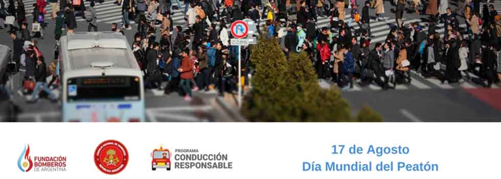 Día Mundial del Peatón: todos debemos circular responsablemente