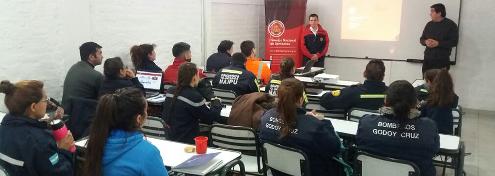 Mendoza se capacitó en el Registro Único de Bomberos de Argentina