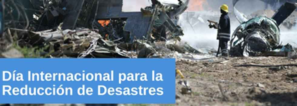 Día Internacional para la Reducción de Desastres: bomberos promueven ciudades más seguras.