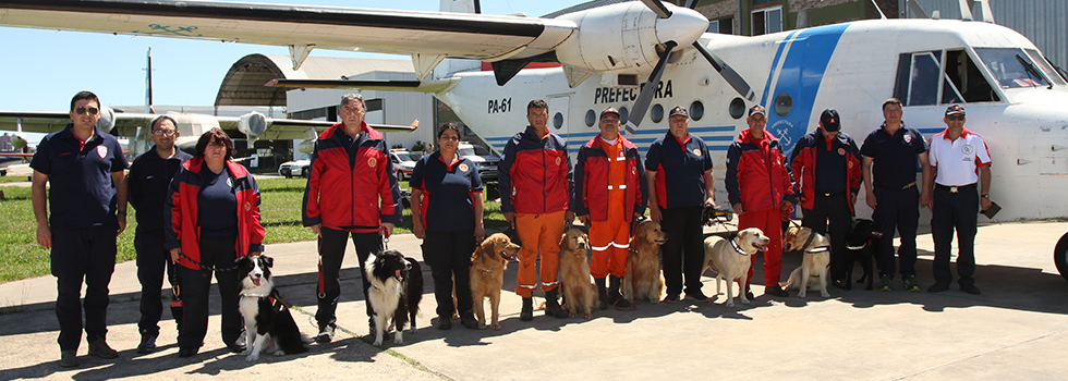 El Sistema Nacional de Bomberos Voluntarios se suma a la búsqueda de Santiago Maldonado con Brigadas Caninas