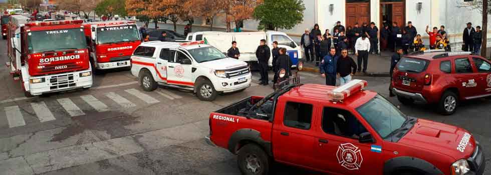 Movilización y Sirenazo en Chubut