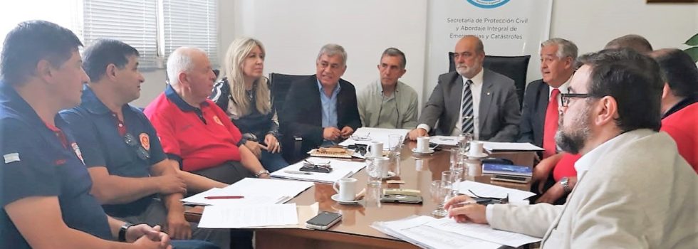Avances de gestión junto a la Secretaría de Protección Civil