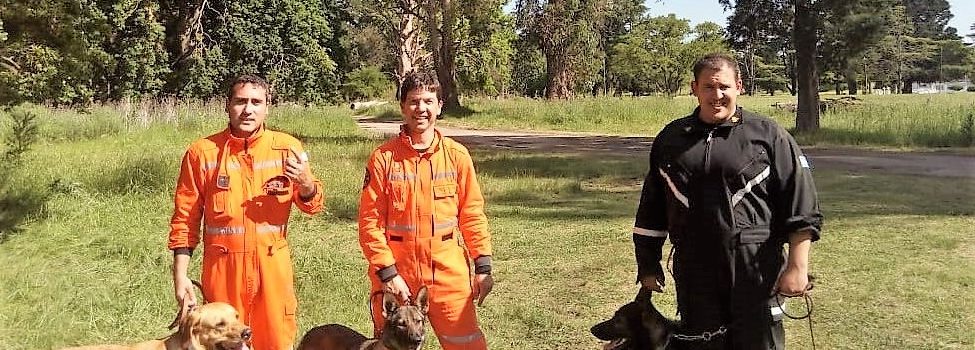 Tres Binomios de las Brigadas K9 obtuvieron Certificación Nacional