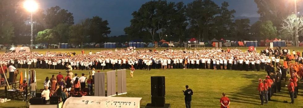 Más de 2.000 futuros bomberos llegaron a Oncativo para el 15º Encuentro Nacional de Cadetes