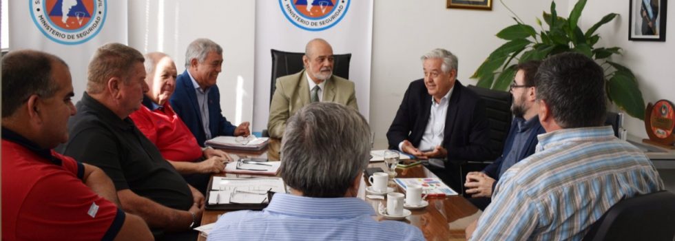 Agenda de trabajo junto a la Secretaría de Protección Civil