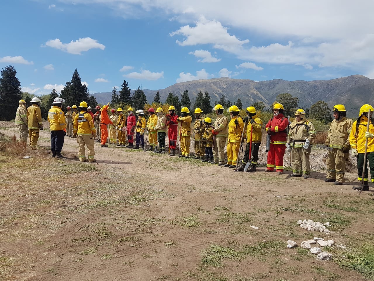 Brigadas de Incendios Forestales: Simulacro con Alerta Amarilla en San Luis