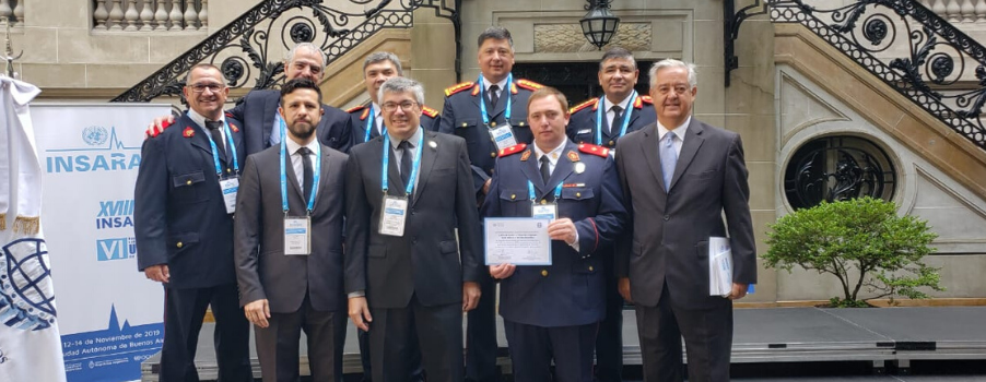 Entrega de la Acreditación Nacional a la Brigada USAR de Federación Córdoba