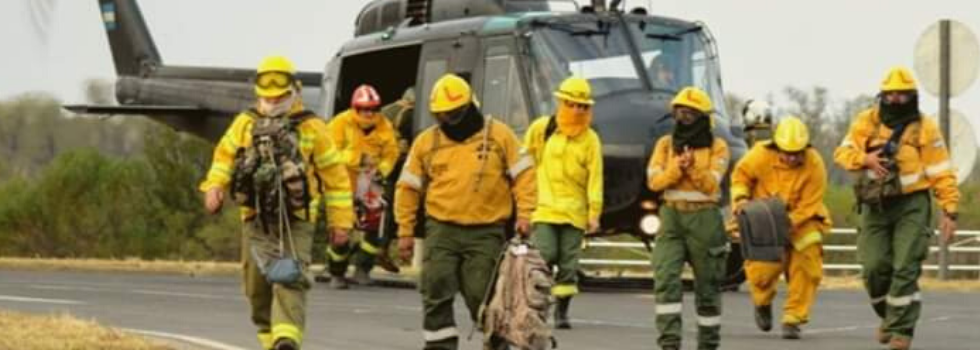 Bomberos Combatieron Incendios Forestales en Islas del Paraná