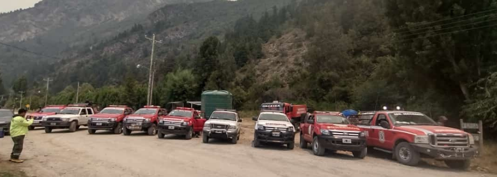 Los Bomberos Voluntarios en los Incendios Forestales en la Patagonia
