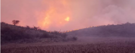 Continúan activos algunos focos de Incendios Forestales en San Luis