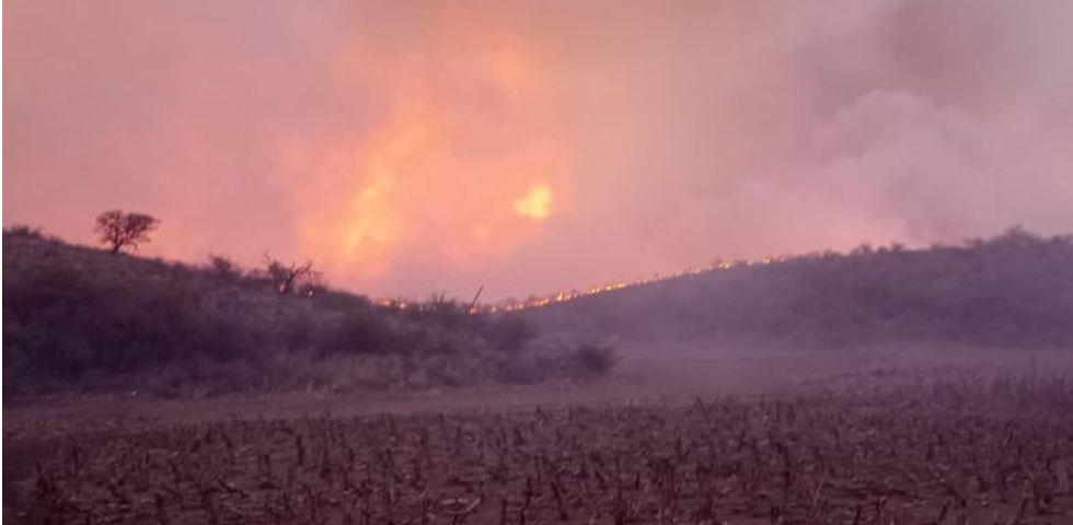 Continúan activos algunos focos de Incendios Forestales en San Luis