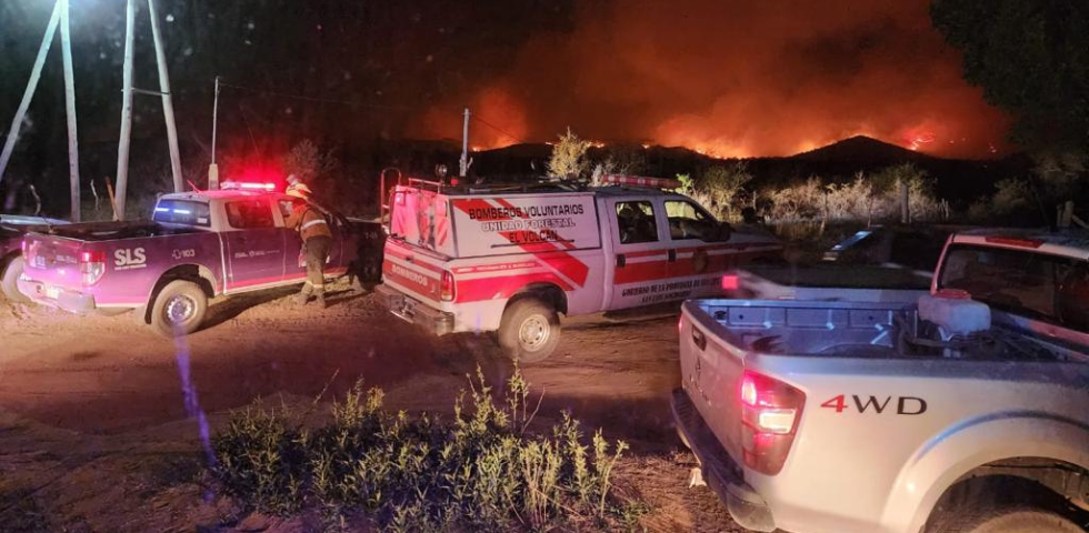 Incendio Forestal en San Luis