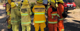 El Sistema Nacional de Bomberos Voluntarios está preparado para dar respuesta a las consecuencias del cambio climático