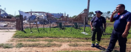 Temporal y tornado en Chaco