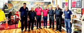 Visita institucional al Círculo de Bomberos Voluntarios Retirados de Buenos Aires