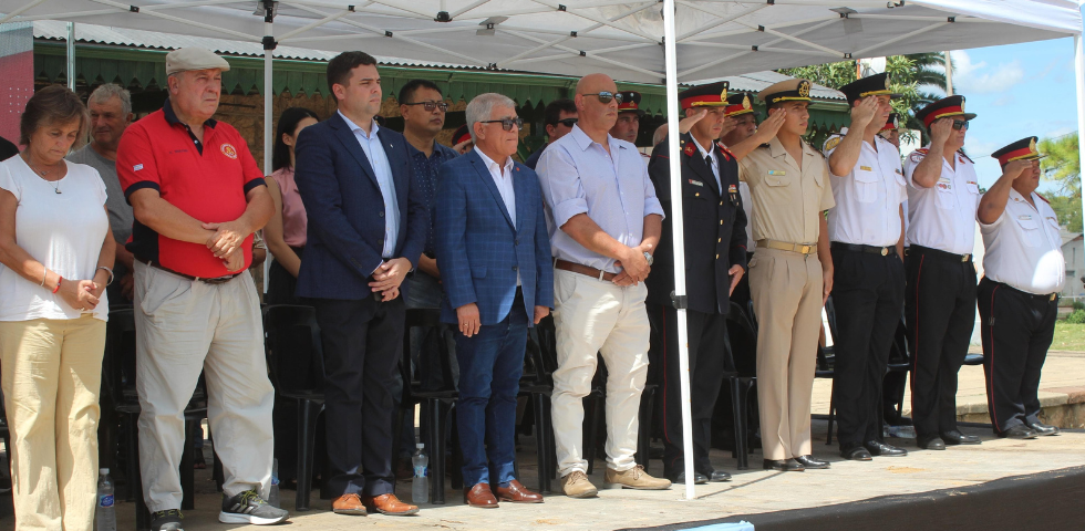 Alfonso en el Aniversario de Bomberos de San José