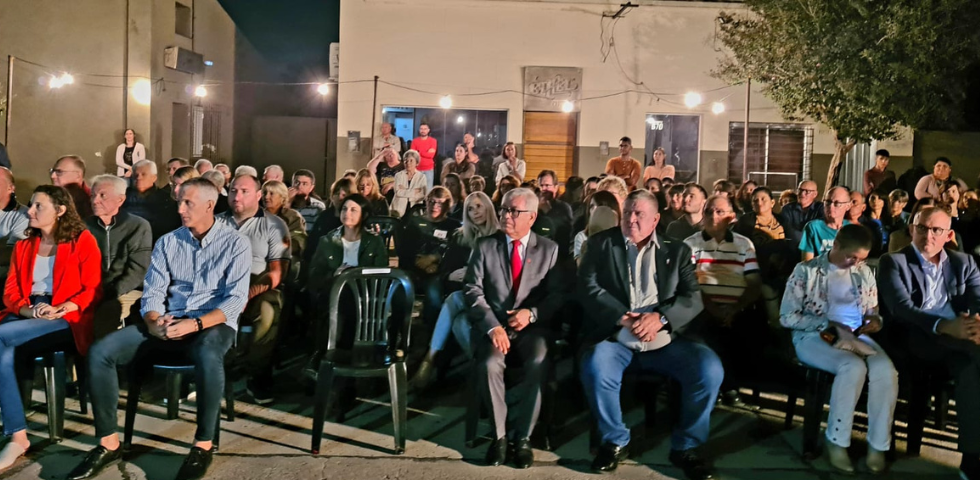 El presidente del Consejo Nacional estuvo presente en el 62° aniversario de San Carlos Centro